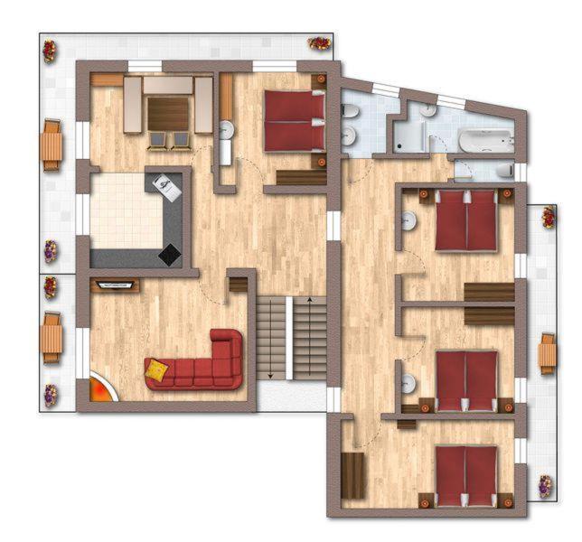 Appartement Andrea Hauser - Riedltischler เซลล์ อัม ซิลลา ภายนอก รูปภาพ