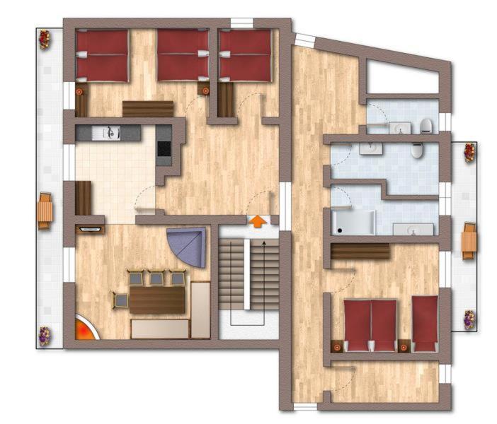 Appartement Andrea Hauser - Riedltischler เซลล์ อัม ซิลลา ภายนอก รูปภาพ